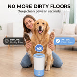 Automatic Pet Paw Cleaner Cup - Gentle Silicone, 360° Deep Clean for Dogs & Cats