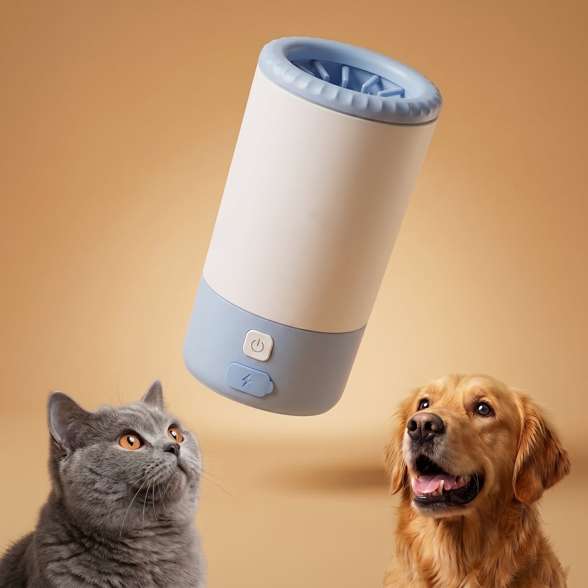 Automatic Pet Paw Cleaner Cup - Gentle Silicone, 360° Deep Clean for Dogs & Cats