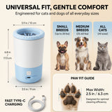 Automatic Pet Paw Cleaner Cup - Gentle Silicone, 360° Deep Clean for Dogs & Cats